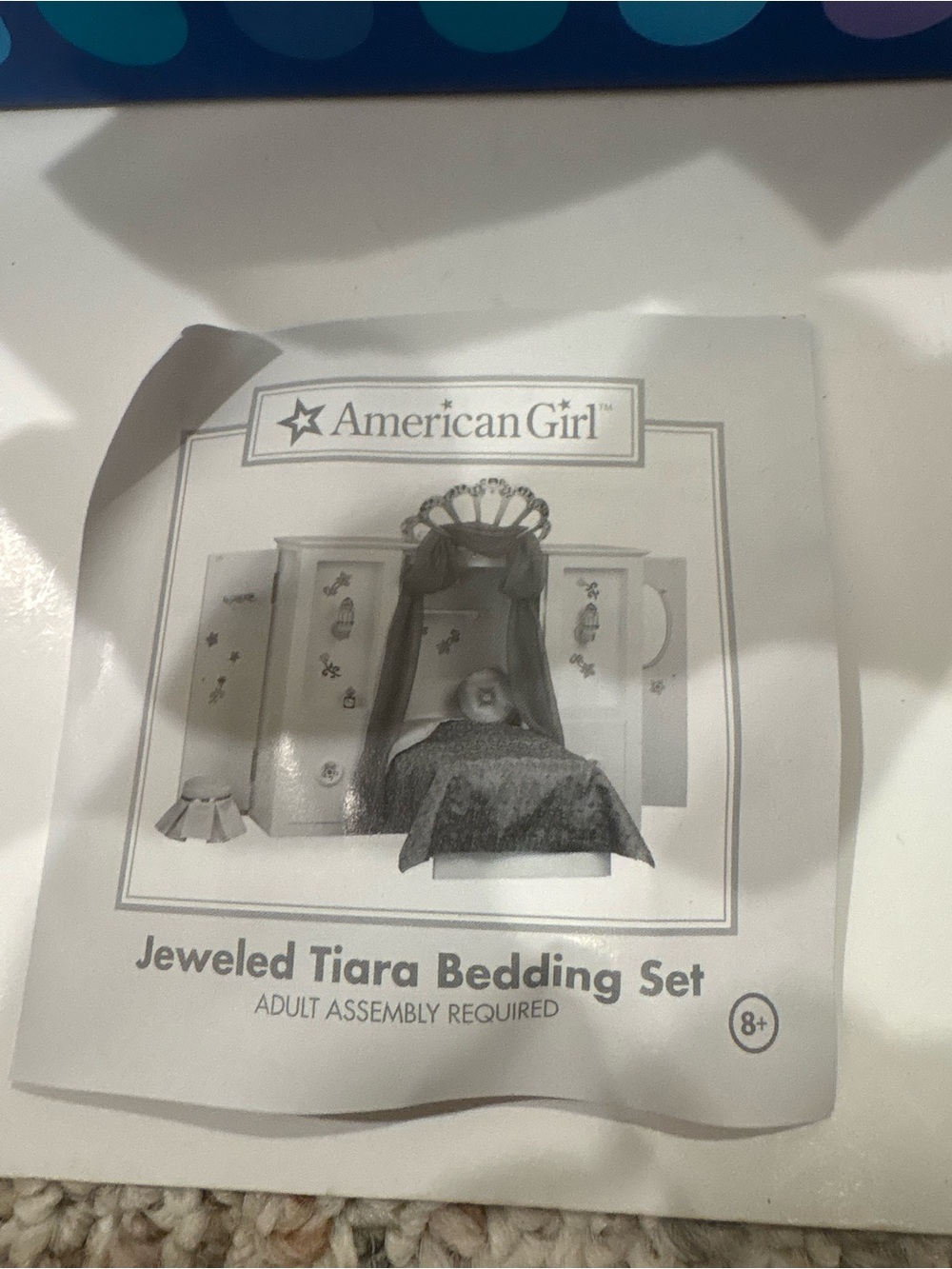 Brand New American Girl Jeweled Tiara Bedding Set - Picture 3 of 8